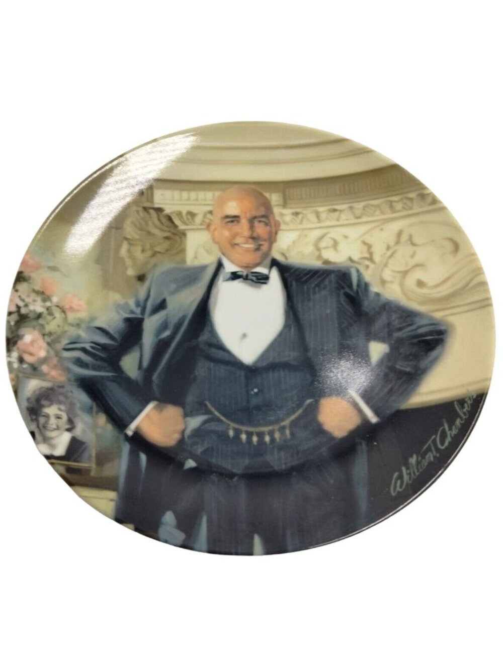 Daddy Warbucks Annie Collectors Plate William Chambers Limited  Knowles 1982 USA